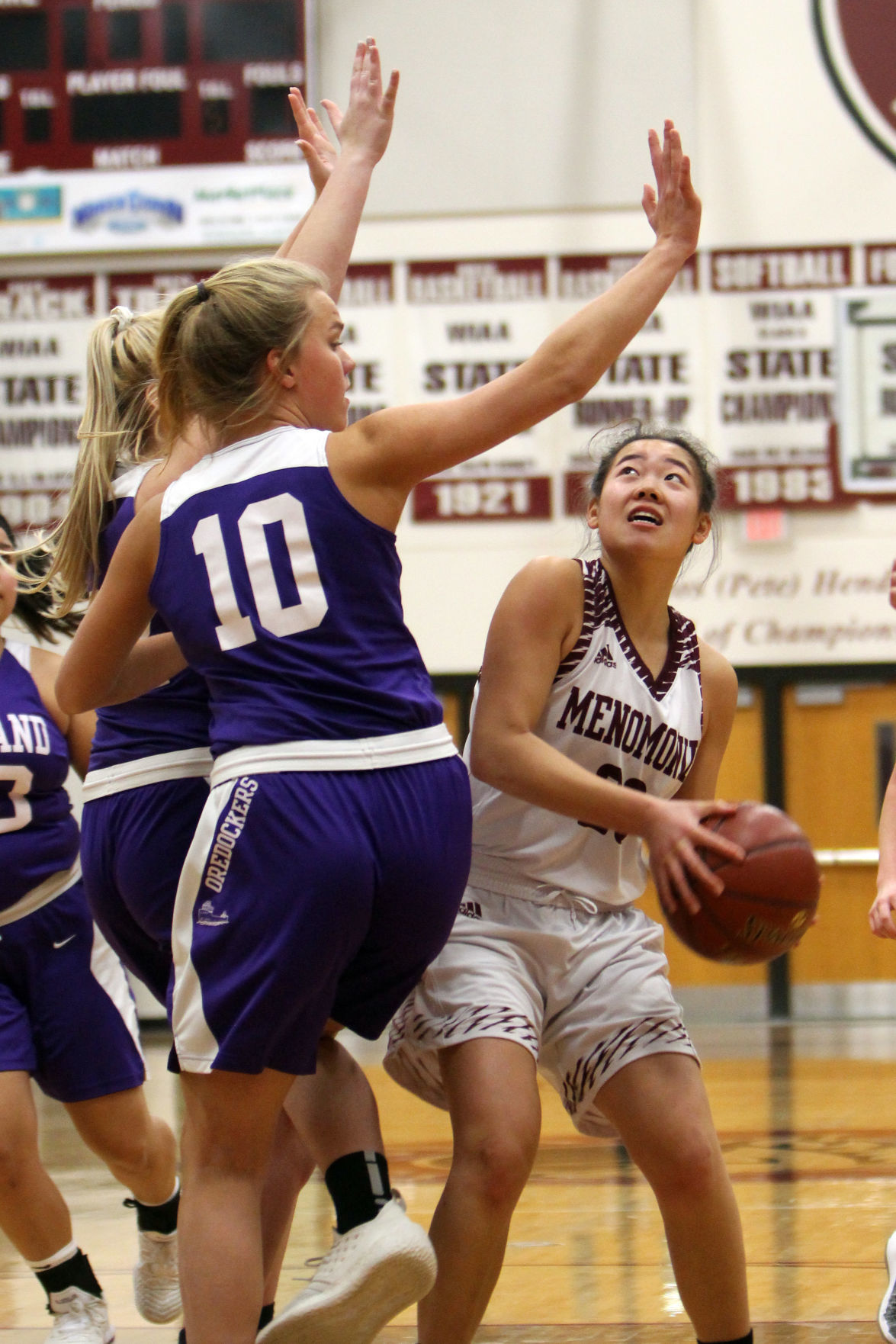 Ashland at Menomonie girls basketball 12-27-19